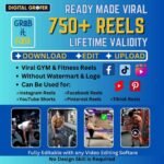 750 Viral GYM Reels Bundle
