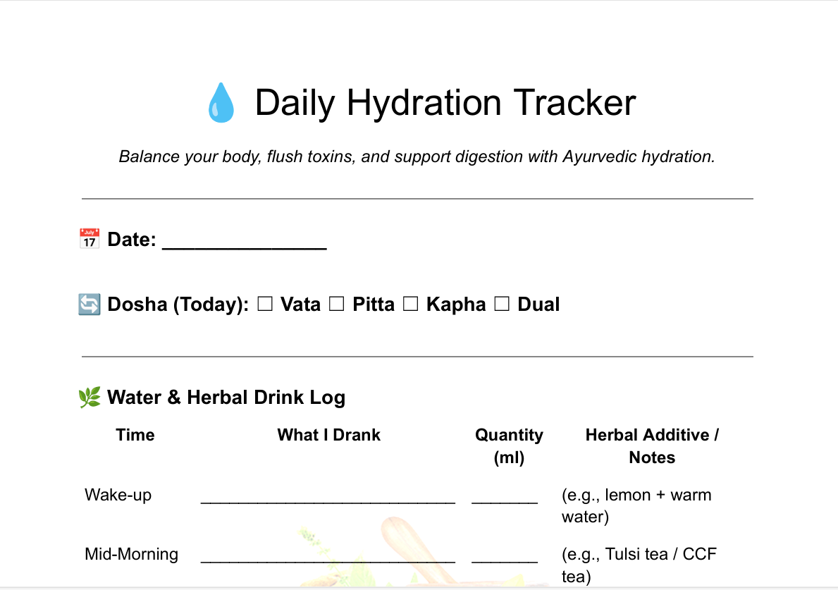 Daily Hydration Tracker